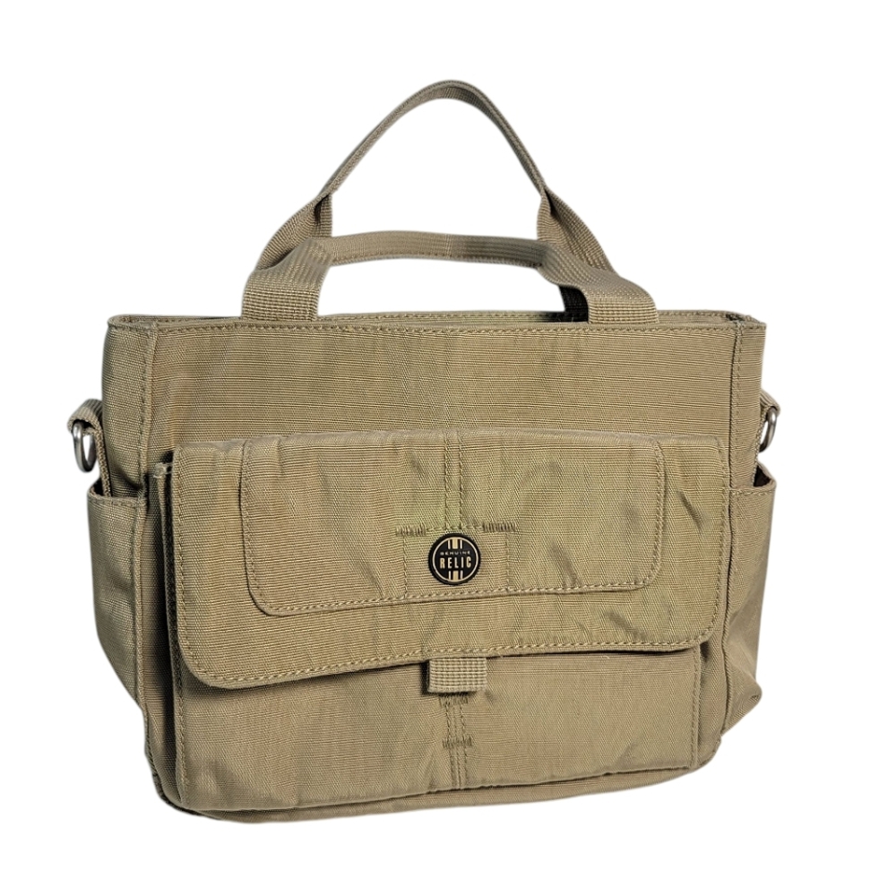 Relic tan canvas handbag